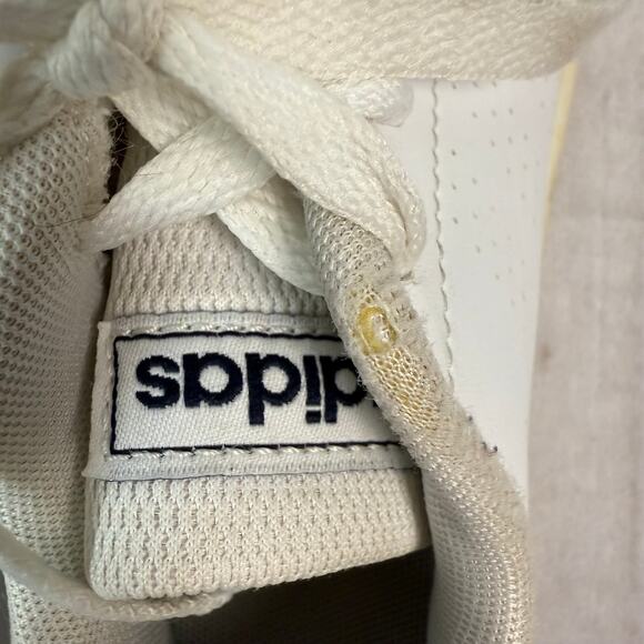 Kids Adidas White Lace Up Low Top Sneakers Size 12K - Picture 7 of 9